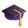 Emoji for teams graduate cap