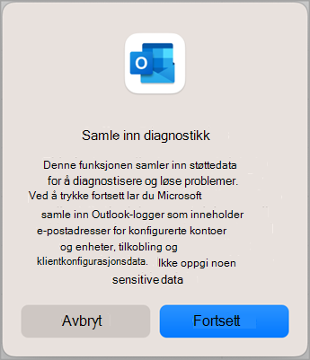 Kontakt kundestøtte i Outlook– skjermbilde to