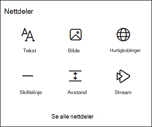 Nettdeler i verktøykassen