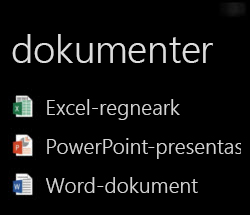 Skrivebordsvisning av dokumenter på Windows Phone når Office Remote kjører