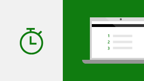 Hurtigstartveiledning for Excel 2016