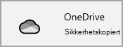 OneDrive-ikonet fra Windows 10 Innstillinger, som bekrefter at alle mappene er fullstendig sikkerhetskopiert.