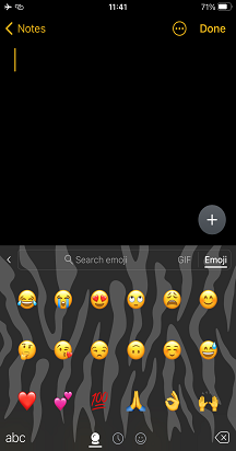 Emoji søk iOS - 2