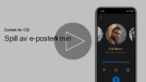 Miniatyrbilde av video av en iPhone for Spill av e-postmeldinger-video