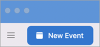 Ny hendelse i Outlook Mac