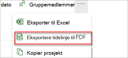 Eksporter til PDF