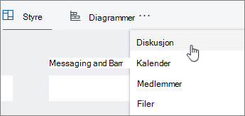 Samtaleverktøyet under de tre prikkene