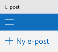 Ny e-post-knappen i Outlook E-post-appen