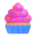 Emoji van Teams cupcake