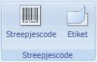 Opdrachten Streepjescode en Label op het lint