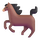 Emoji van teams paard