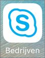 Pictogram van de app Skype voor bedrijven voor iOS