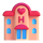 Emoji van teams houden van hotel