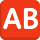 Bloedtype AB-emoticon