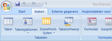 Database formulier maken