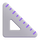Emoji van driehoekige liniaal teams