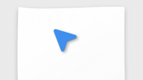 Een cursor tekent een vierkant, houdt het op zijn plaats om nette randen te krijgen. De cursor sleept naar binnen en uit om de shapegrootte aan te passen.