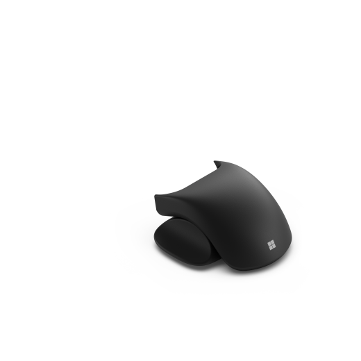 Een Microsoft Adaptive-muis Tail en inbegrepen duimondersteuning