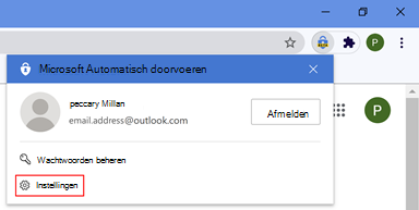 Desktop Chrome browser Autofill Extension settings location