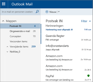 Windows 10 mail mappen maken