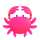 Emoji van Teams-krab