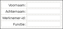 Text boxes inside layout table in design mode