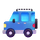 Emoji van Teams sport utility vehicle