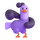Emoji voor dansende duivin van teams