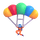 Emoji van teams parachute