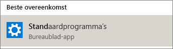 Standaardprogramma's in Windows