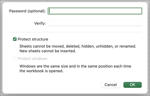 Structuur en Windows MacOS beveiligen