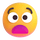 Emoji van teams met angstig gezicht