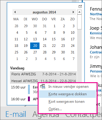 weergave uw Outlook-agenda wijzigen Microsoft Ondersteuning