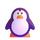 Emoji voor teams dansende pinguïn