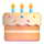 Emoji van Teams-cake