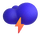 Emoji van Teams-cloud met bliksem