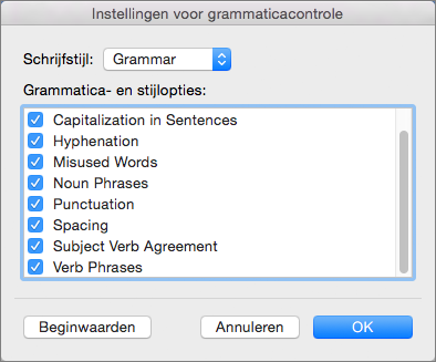 Onderwerp: Grammatica Spelling Office For Mac