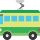 Trolley bus-emoticon