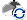 Een pictogram van een witte wolk met de synchronisatie die wordt uitgevoerd