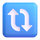 Emoji voor verticale pijlen in Teams met de klok mee