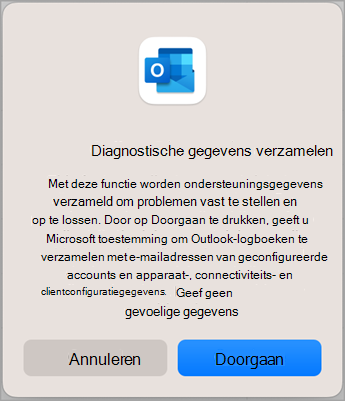 Contact opnemen met ondersteuning in Outlook schermafbeelding twee