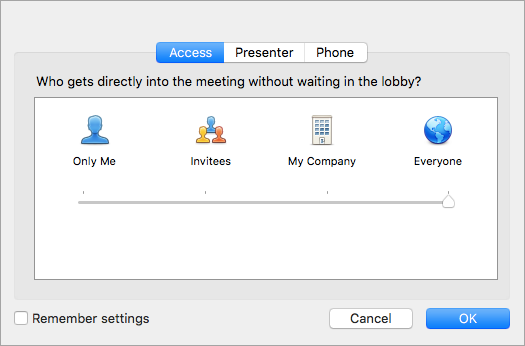 set up a skype for business meeting in outlook for mac
