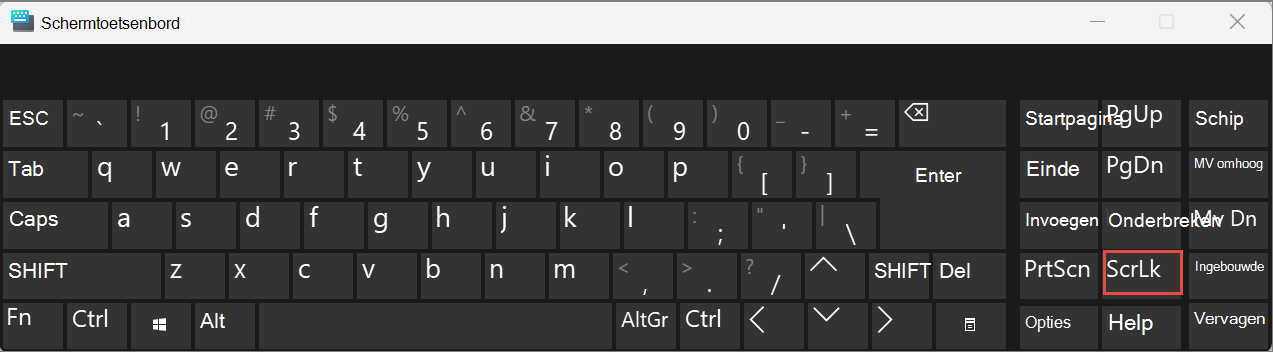 schermtoetsenbord voor Windows 11