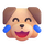 Emoji van teams lachende hond