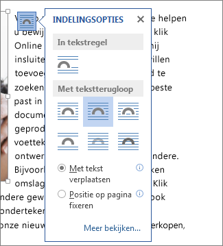 Tekst Terugloopen En Afbeeldingen Verplaatsen In Word - Microsoft  Ondersteuning