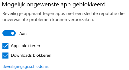 De mogelijk ongewenste app waardoor u Windows 10 niet meer kunt gebruiken.