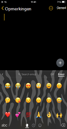 Emoji's zoeken in iOS - 2