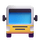 Emoji van teams voor tegemoetkomende bus