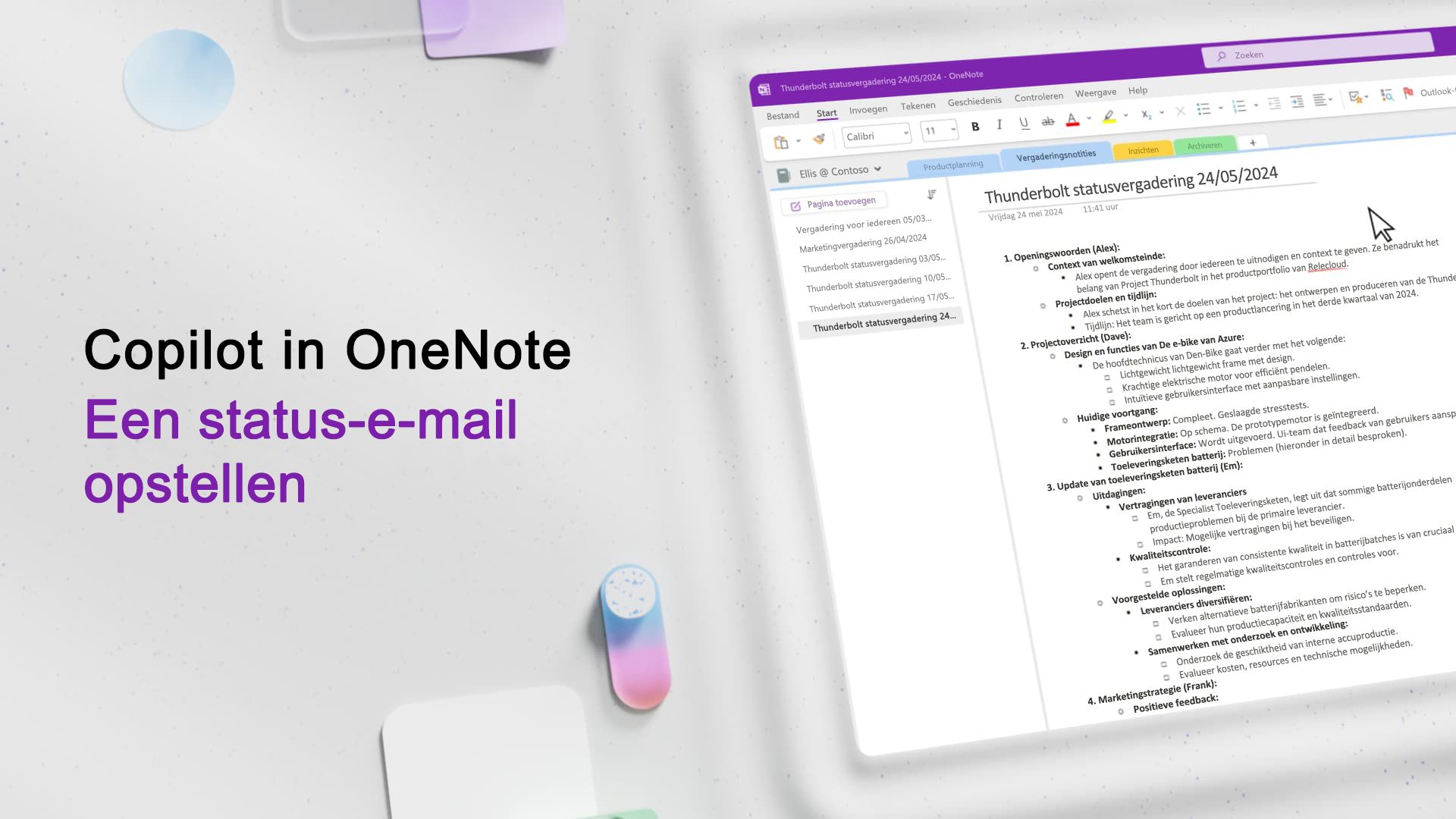 Video: Concept en e-mail met Copilot in OneNote