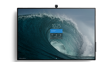 Surface Hub-apparaat weergeven
